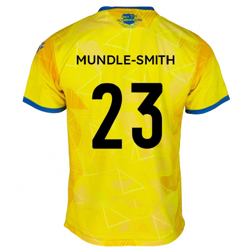 Danxen Pánské Jaydn Mundle-Smith #23 Žlutá Modrá Daleko Hráčské Dresy 2025/26 Dres