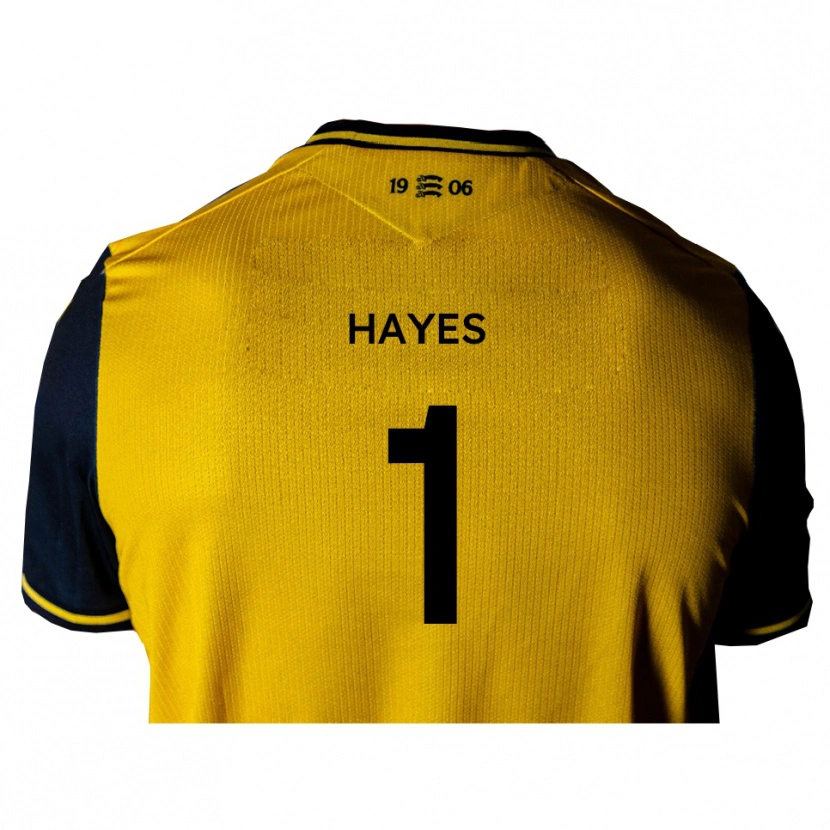 Danxen Pánské Nick Hayes #1 Žlutá Černá Daleko Hráčské Dresy 2025/26 Dres