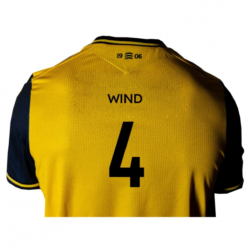 Danxen Pánské George Wind #4 Žlutá Černá Daleko Hráčské Dresy 2025/26 Dres