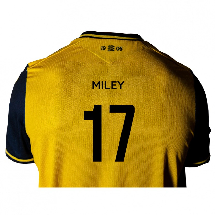 Danxen Pánské Cav Miley #17 Žlutá Černá Daleko Hráčské Dresy 2025/26 Dres