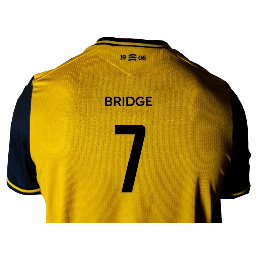 Danxen Pánské Jack Bridge #7 Žlutá Černá Daleko Hráčské Dresy 2025/26 Dres