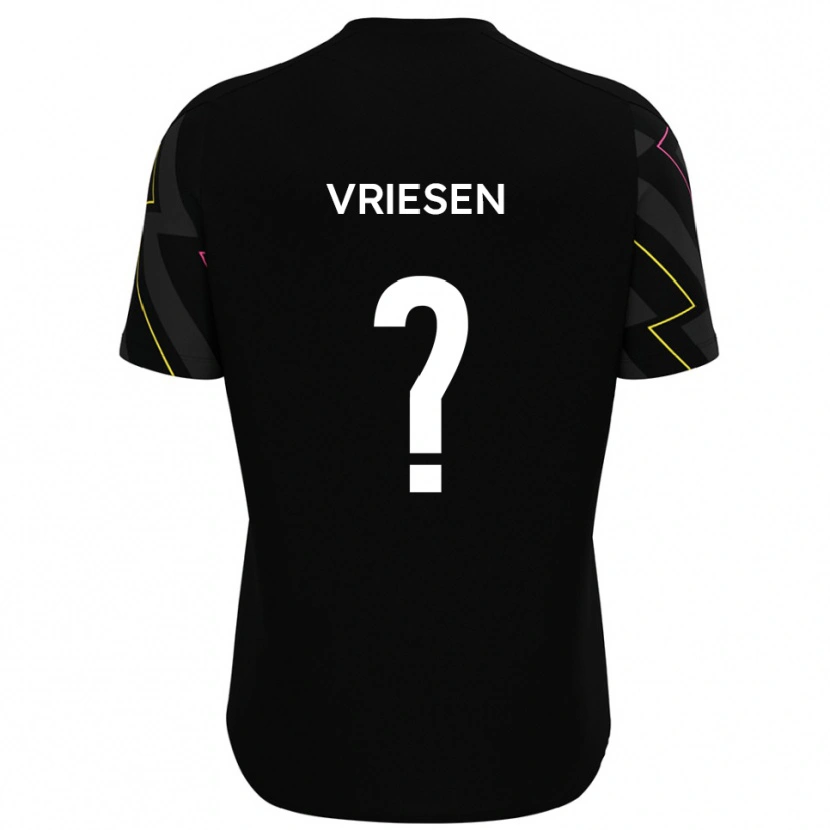 Danxen Pánské Fabian Vriesen #0 Černá Šedá Daleko Hráčské Dresy 2025/26 Dres
