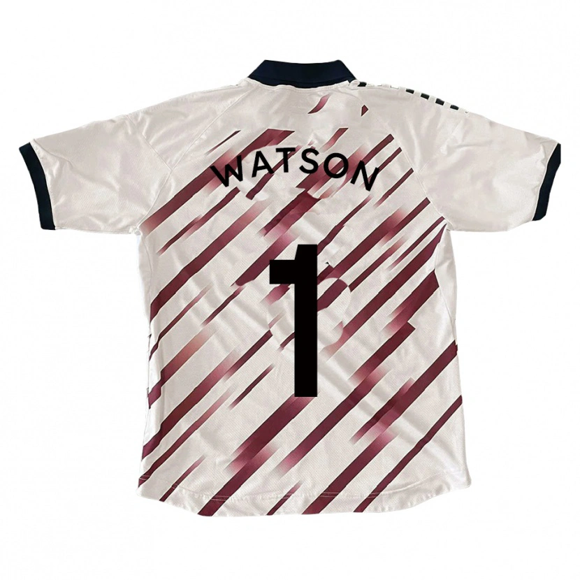Danxen Pánské Rory Watson #1 Bílá Červená Daleko Hráčské Dresy 2025/26 Dres