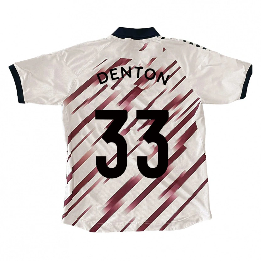 Danxen Pánské Tyler Denton #33 Bílá Červená Daleko Hráčské Dresy 2025/26 Dres