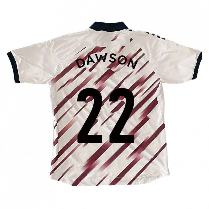 Danxen Pánské Joey Dawson #22 Bílá Červená Daleko Hráčské Dresy 2025/26 Dres