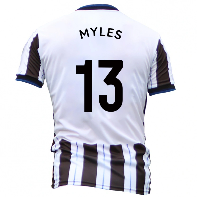 Danxen Pánské Tom Myles #13 Bílá Černá Daleko Hráčské Dresy 2025/26 Dres