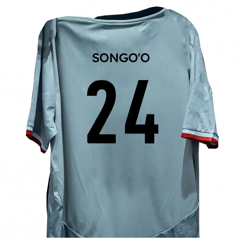 Danxen Pánské Yann Songo'o #24 Bílá Černá Daleko Hráčské Dresy 2025/26 Dres