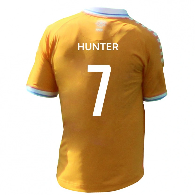 Danxen Pánské Jack Hunter #7 Žlutá Modrá Daleko Hráčské Dresy 2025/26 Dres