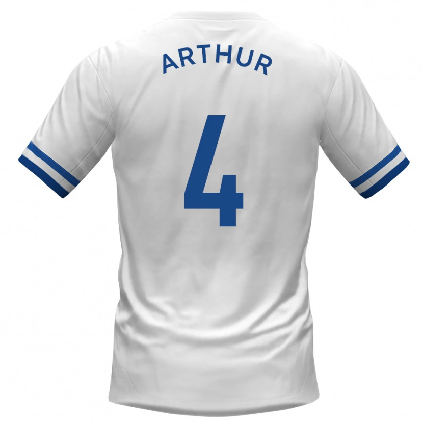 Danxen Pánské Festus Arthur #4 Bílá Modrá Daleko Hráčské Dresy 2025/26 Dres