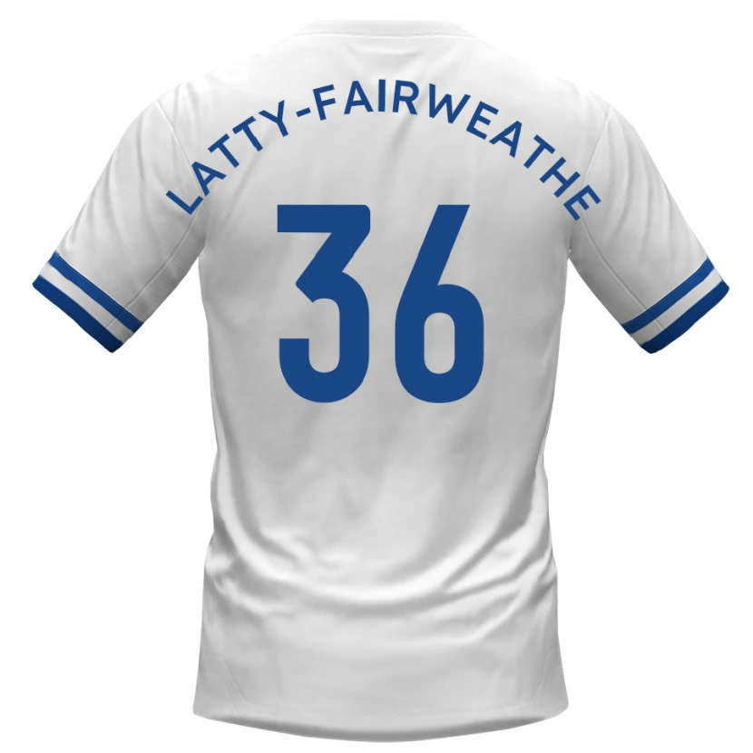 Danxen Pánské Thierry Latty-Fairweather #36 Bílá Modrá Daleko Hráčské Dresy 2025/26 Dres