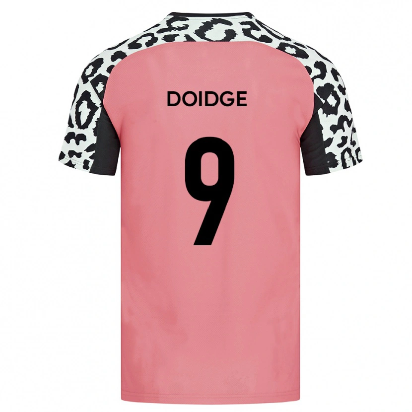 Danxen Pánské Christian Doidge #9 Růžová Černá Daleko Hráčské Dresy 2025/26 Dres