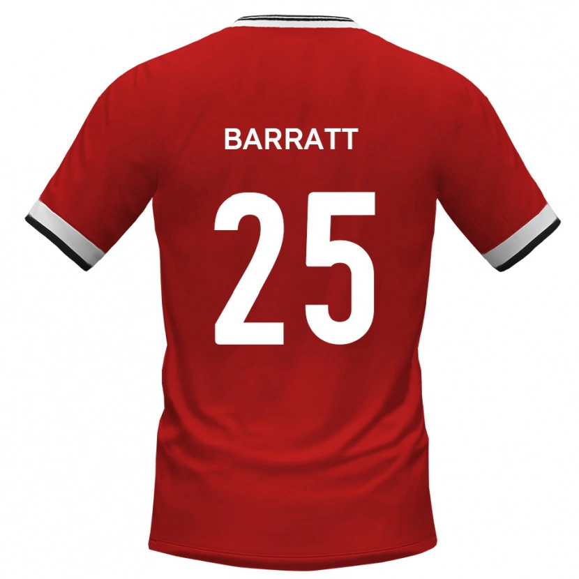 Danxen Pánské Sam Barratt #25 Bílá Černá Daleko Hráčské Dresy 2025/26 Dres