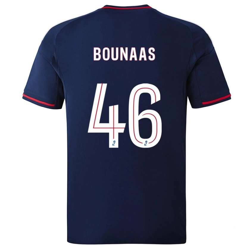 Danxen Pánské Idris Bounaas #46 Tmavě Modrá Červená Daleko Hráčské Dresy 2025/26 Dres