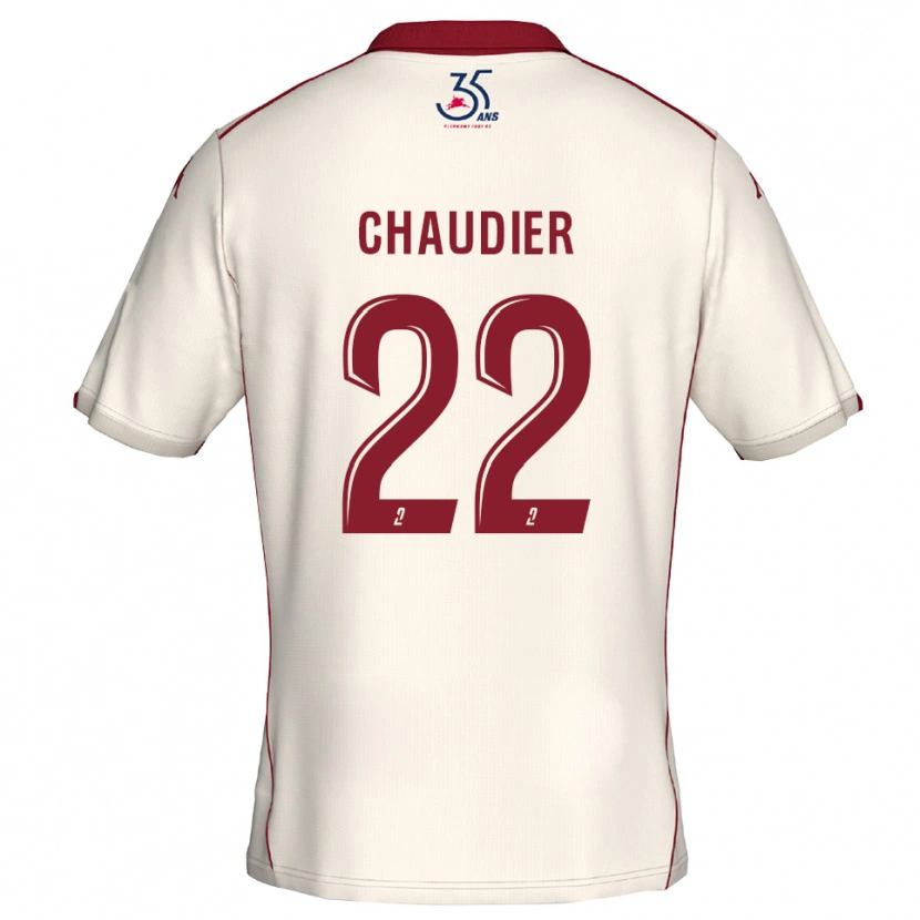 Danxen Pánské Ophélie Chaudier #22 Bílá Vínová Daleko Hráčské Dresy 2025/26 Dres