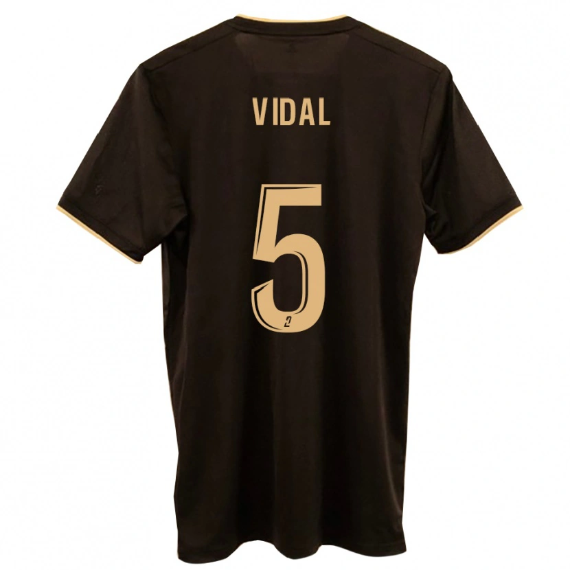 Danxen Pánské Clément Vidal #5 Modrá Červená Daleko Hráčské Dresy 2025/26 Dres