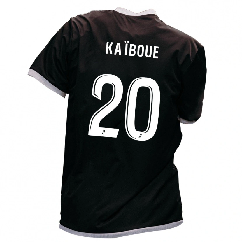 Danxen Pánské Kylian Kaïboue #20 Černá Zlatá Daleko Hráčské Dresy 2025/26 Dres