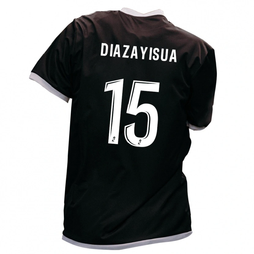 Danxen Pánské David Diazayisua Mamona #15 Černá Zlatá Daleko Hráčské Dresy 2025/26 Dres