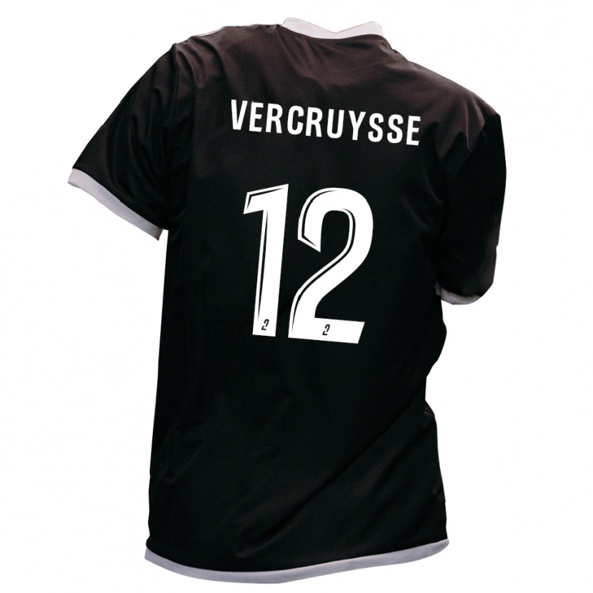 Danxen Pánské Lendon Vercruysse #12 Černá Zlatá Daleko Hráčské Dresy 2025/26 Dres