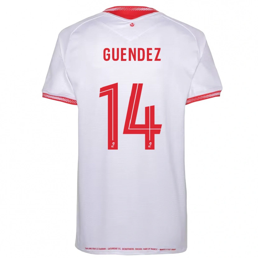 Danxen Pánské Mattheo Guendez #14 Černá Červená Daleko Hráčské Dresy 2025/26 Dres