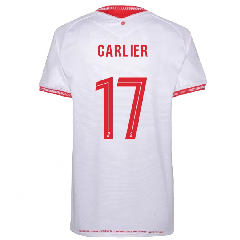 Danxen Pánské Maxence Carlier #17 Černá Červená Daleko Hráčské Dresy 2025/26 Dres