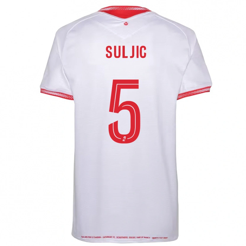 Danxen Pánské Cazim Suljic #5 Černá Červená Daleko Hráčské Dresy 2025/26 Dres