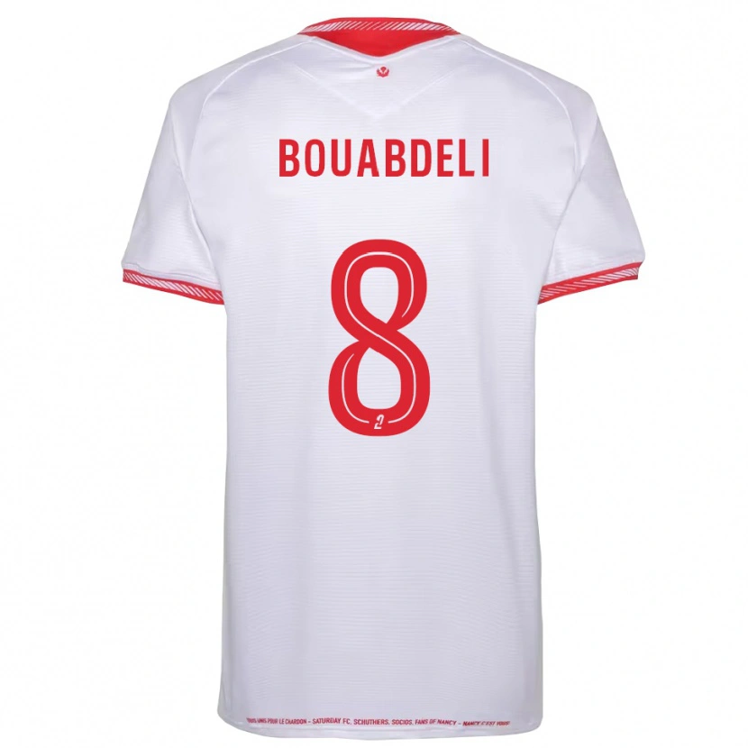 Danxen Pánské Walid Bouabdeli #8 Černá Červená Daleko Hráčské Dresy 2025/26 Dres