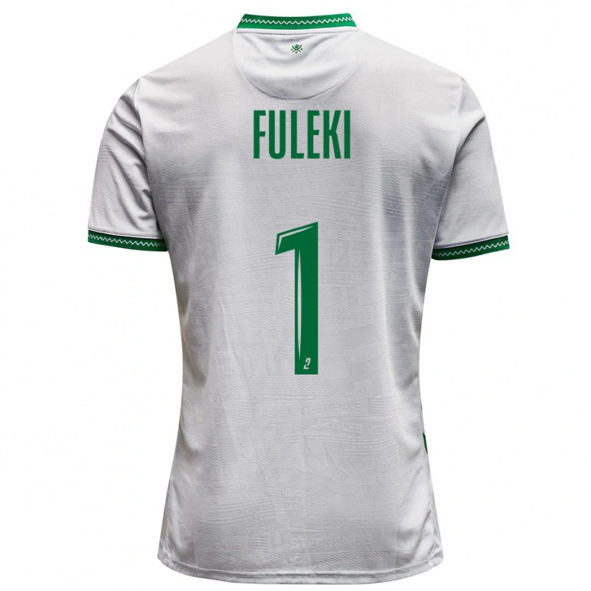 Danxen Pánské Rafael Fuleki #1 Bílá Zelená Daleko Hráčské Dresy 2025/26 Dres