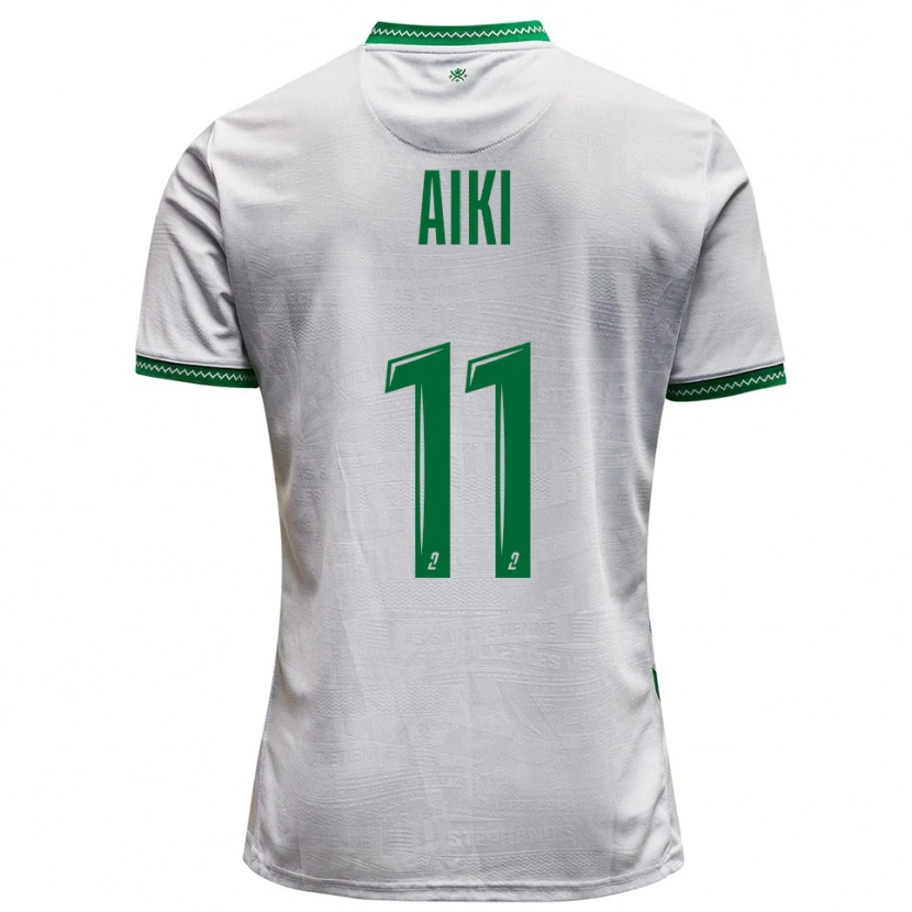 Danxen Pánské Ayman Aiki #11 Bílá Zelená Daleko Hráčské Dresy 2025/26 Dres