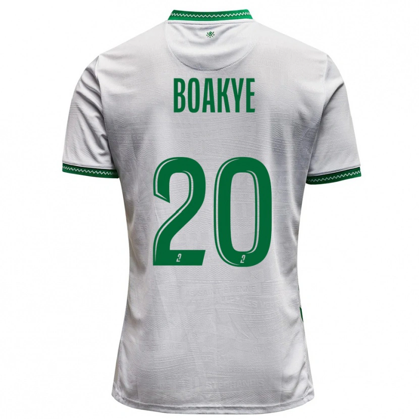Danxen Pánské Augustine Boakye #20 Bílá Zelená Daleko Hráčské Dresy 2025/26 Dres