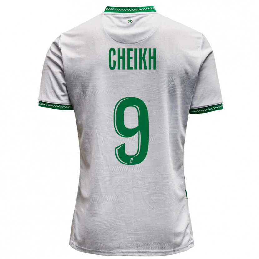 Danxen Pánské Issam Cheikh #9 Bílá Zelená Daleko Hráčské Dresy 2025/26 Dres