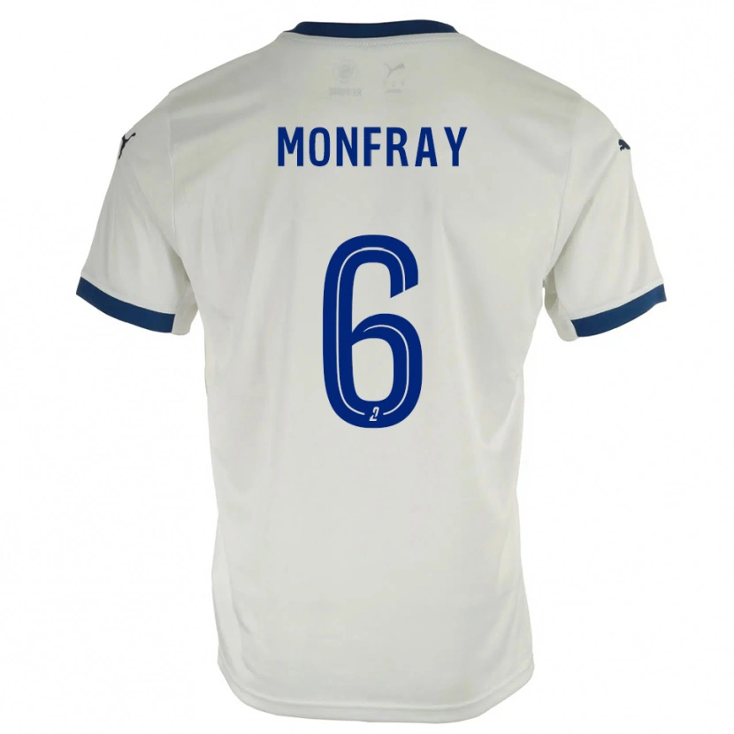 Danxen Pánské Adrien Monfray #6 Bílá Modrá Daleko Hráčské Dresy 2025/26 Dres