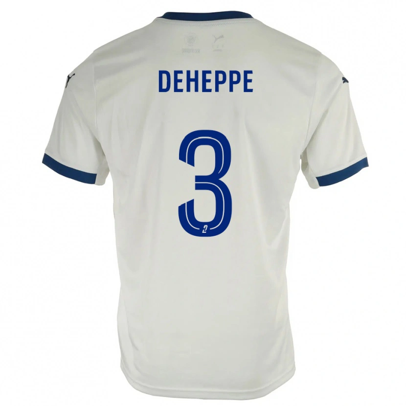 Danxen Pánské Nathan Deheppe #3 Bílá Modrá Daleko Hráčské Dresy 2025/26 Dres