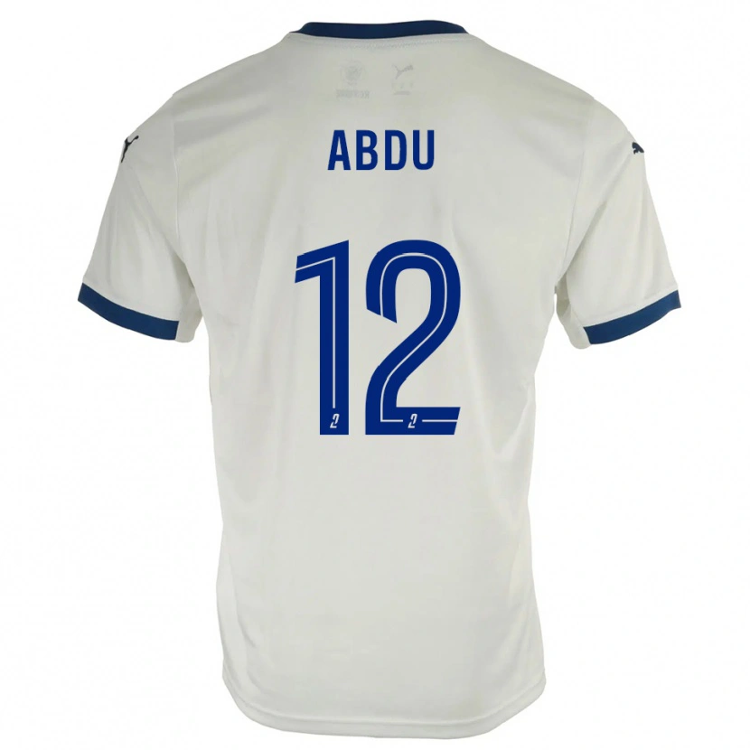 Danxen Pánské Abdu Conté #12 Bílá Modrá Daleko Hráčské Dresy 2025/26 Dres