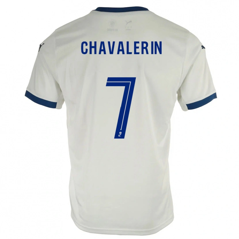 Danxen Pánské Xavier Chavalerin #7 Bílá Modrá Daleko Hráčské Dresy 2025/26 Dres