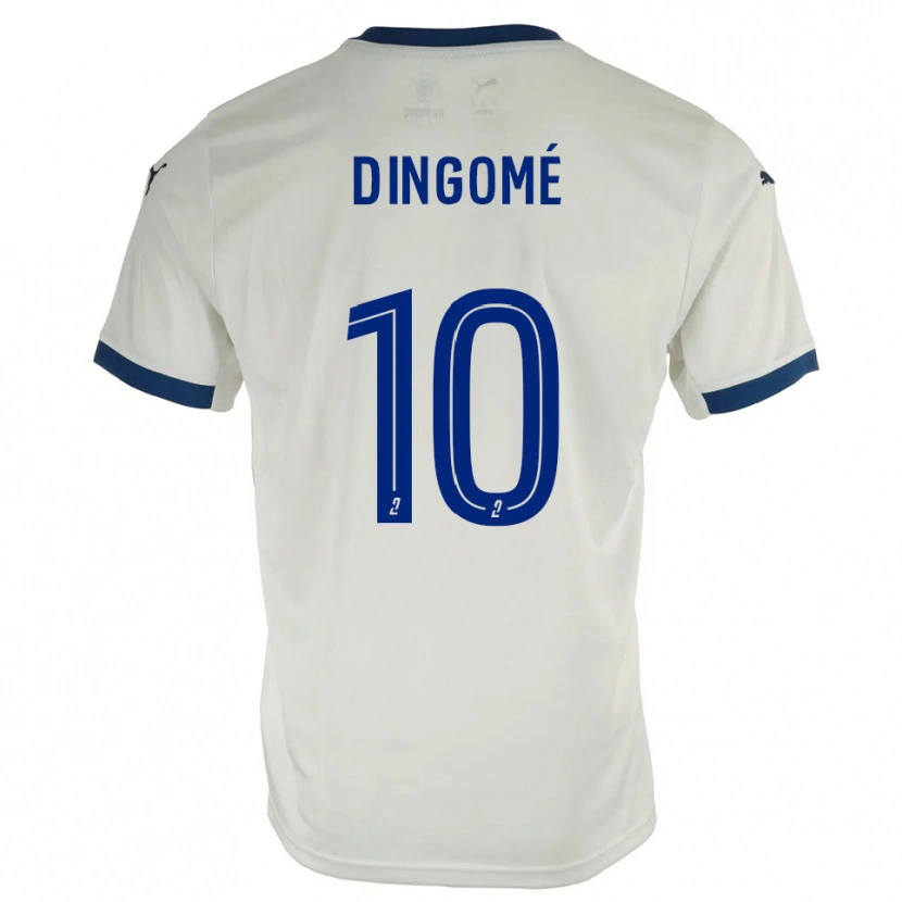Danxen Pánské Tristan Dingomé #10 Bílá Modrá Daleko Hráčské Dresy 2025/26 Dres