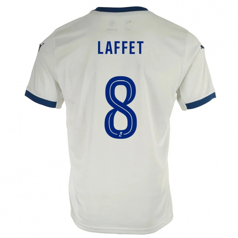 Danxen Pánské Yves Laffet #8 Bílá Modrá Daleko Hráčské Dresy 2025/26 Dres