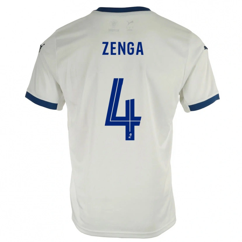 Danxen Pánské Preston Zenga #4 Bílá Modrá Daleko Hráčské Dresy 2025/26 Dres
