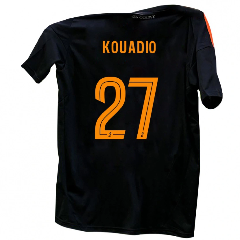 Danxen Pánské Julien Kouadio #27 Bílá Červená Daleko Hráčské Dresy 2025/26 Dres
