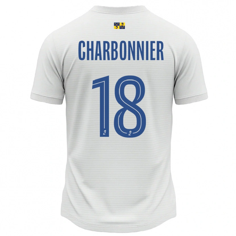 Danxen Pánské Candice Charbonnier #18 Bílá Modrá Daleko Hráčské Dresy 2025/26 Dres