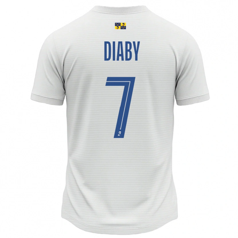 Danxen Pánské Yadaly Diaby #7 Bílá Modrá Daleko Hráčské Dresy 2025/26 Dres