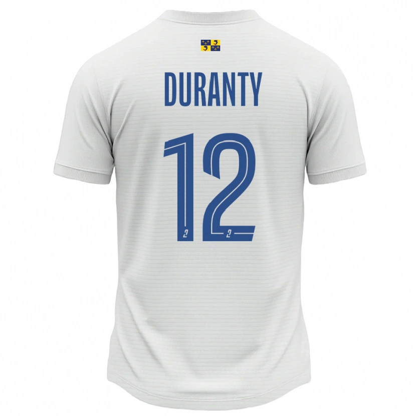 Danxen Pánské Audrey Duranty #12 Bílá Modrá Daleko Hráčské Dresy 2025/26 Dres