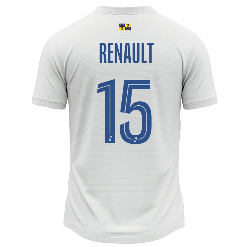 Danxen Pánské Sylvie Renault #15 Bílá Modrá Daleko Hráčské Dresy 2025/26 Dres