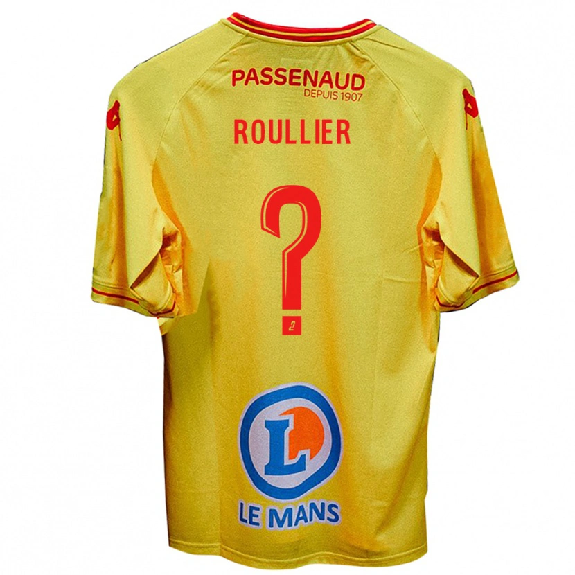 Danxen Pánské Alec Roullier #0 Žlutá Daleko Hráčské Dresy 2025/26 Dres