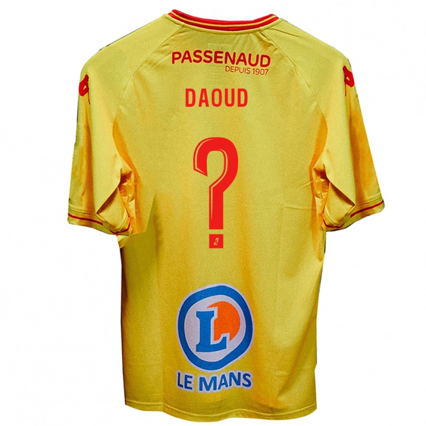 Danxen Pánské Yanis Daoud #0 Žlutá Daleko Hráčské Dresy 2025/26 Dres