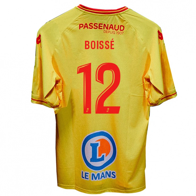 Danxen Pánské Noa Boissé #12 Žlutá Daleko Hráčské Dresy 2025/26 Dres