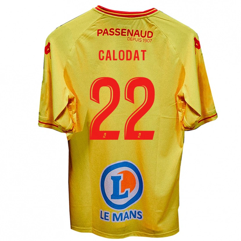 Danxen Pánské Lucas Calodat #22 Žlutá Daleko Hráčské Dresy 2025/26 Dres
