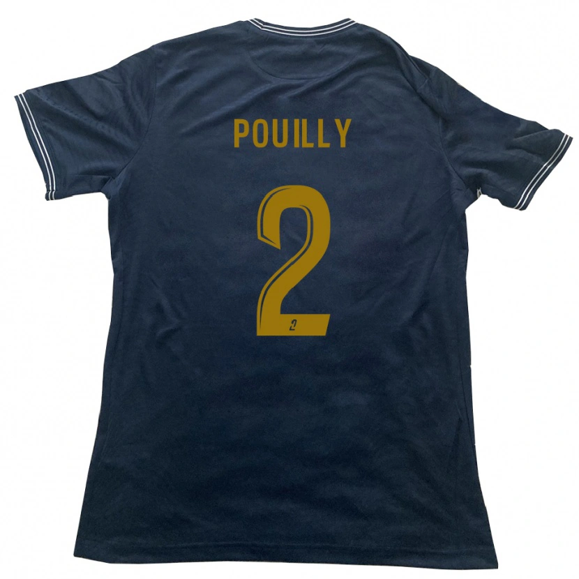Danxen Pánské Tom Pouilly #2 Tmavě Modrá Zlatá Daleko Hráčské Dresy 2025/26 Dres