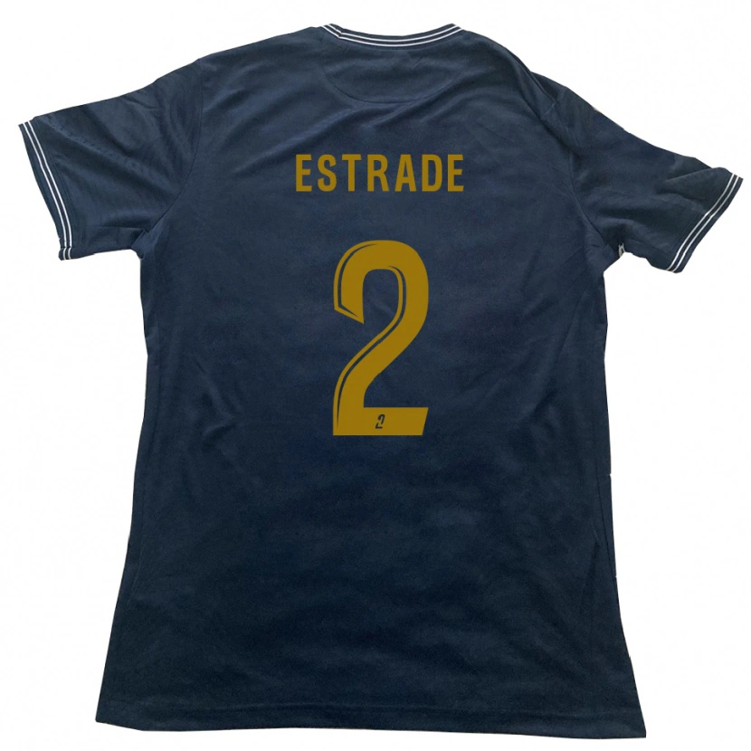 Danxen Pánské Alexandre Estrade #2 Tmavě Modrá Zlatá Daleko Hráčské Dresy 2025/26 Dres