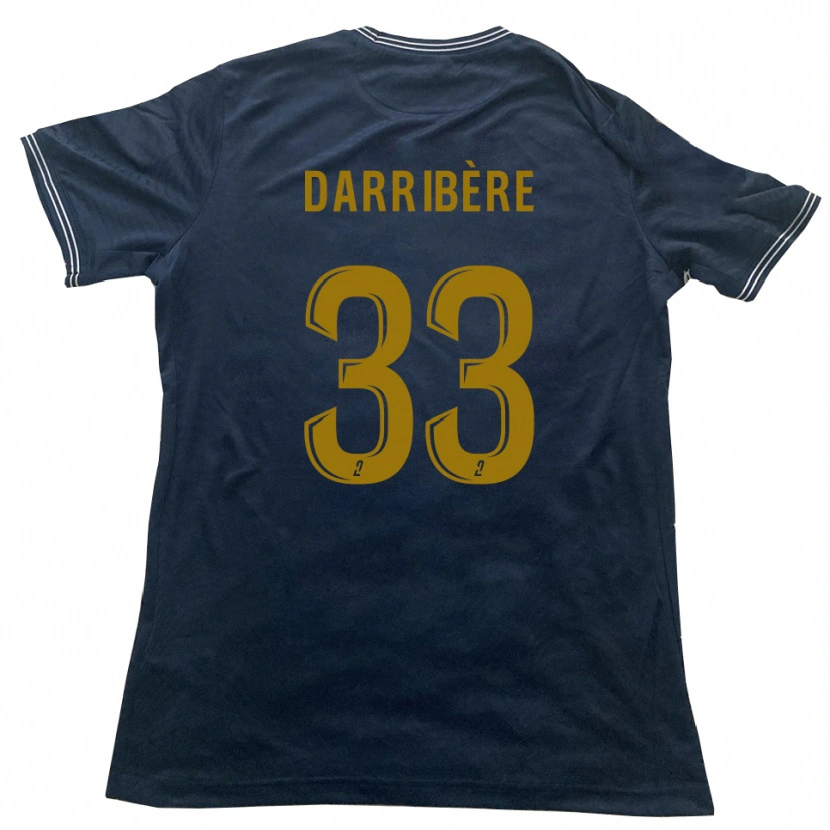 Danxen Pánské Clément Darribère #33 Tmavě Modrá Zlatá Daleko Hráčské Dresy 2025/26 Dres