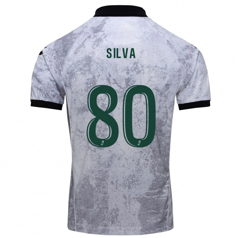 Danxen Pánské Brian Silva #80 Bílá Černá Daleko Hráčské Dresy 2025/26 Dres